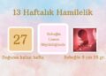 13 haftalık hamilelik